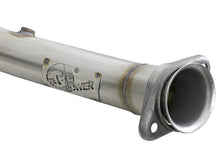 Load image into Gallery viewer, aFe Power 14-18 Chevrolet Corvette C7 &amp; Z06 Twisted Steel 3-inch 304 Stainless Steel Mid Pipe with Catalytic Converters