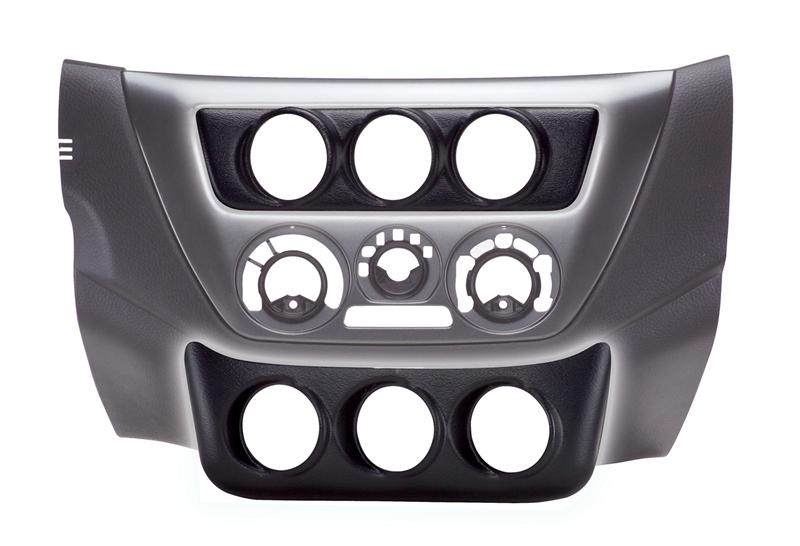 AutoMeter 52mm Triple Lower Console Pod for Mitsubishi Lancer (2003-2006)