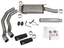 Load image into Gallery viewer, aFe Rebel Series Dual Center Exit Cat-Back Exhaust System for Ford F-150 2004-2008 with V8 Engines