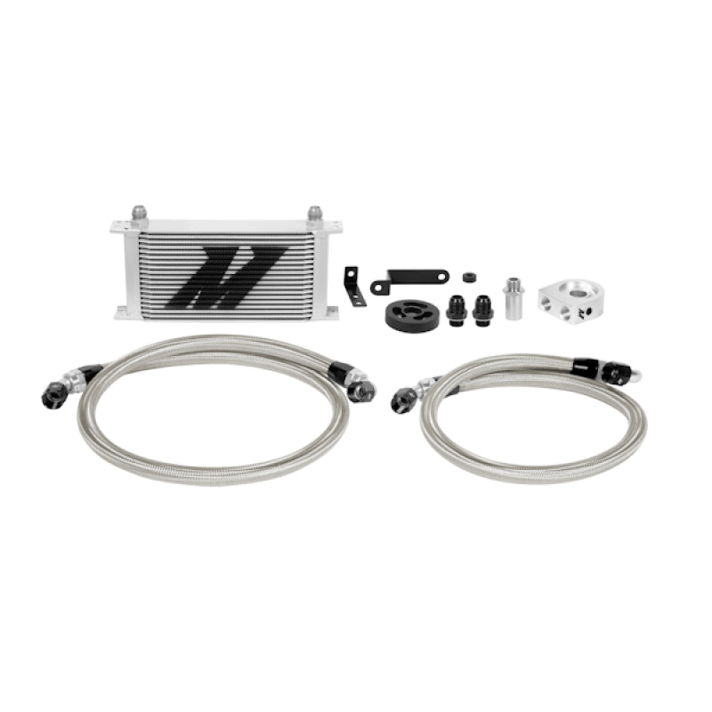 Mishimoto 2008-2014 Subaru WRX Oil Cooler Kit – Direct Fit, 19-Row Aluminum Cooling Solution