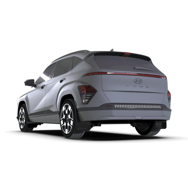 Rally Armor UR Series Black and Grey Logo Mud Flaps for Hyundai Kona Electric 2024