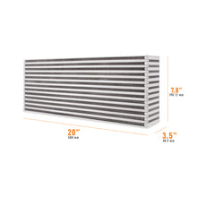Load image into Gallery viewer, Mishimoto Universal Air-to-Air Intercooler Core - 20 x 7.8 x 3.5 inches for Automotive Performance
