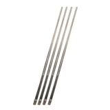 DEI Stainless Steel Positive Locking Ties 1/4 inch (7mm) x 14 inch – Pack of 4 for High-Heat Applications