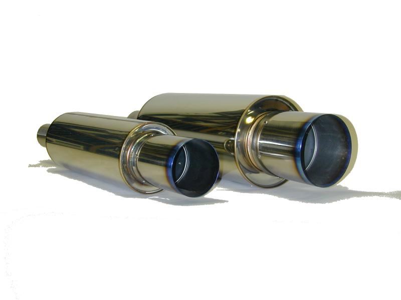 HKS Universal Stainless Hi Power 170mm Titanium Muffler for Automotive Performance