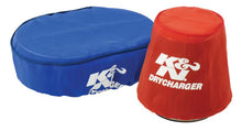 Load image into Gallery viewer, K&amp;N Engineering Red Drycharger 5.25in x 3in Round Tapered Air Filter Wrap for Polaris SL Series and SLT Models