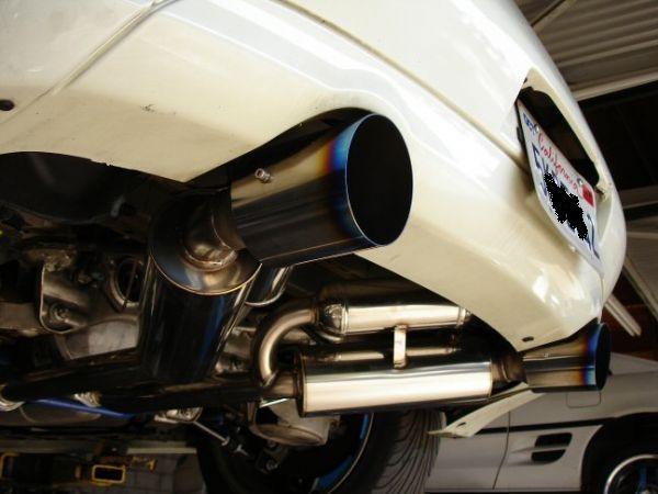 HKS 03-06 Nissan 350Z Dual Hi-Power Titanium Tip Catback Exhaust System (Part Number: hks32009-BN001)