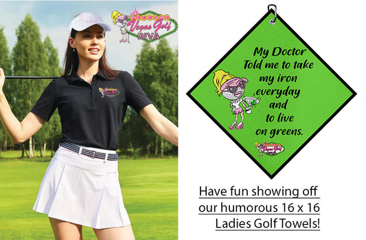 New Ladies Golf Towel