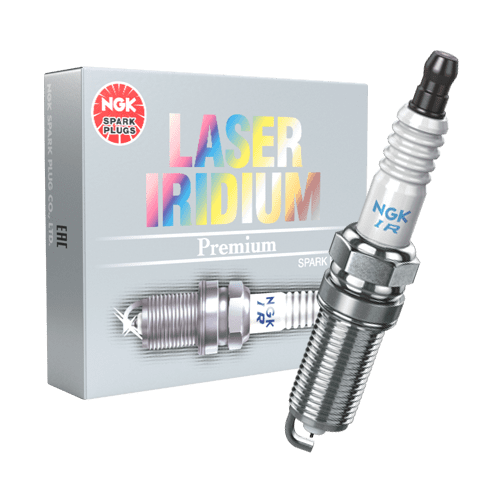 NGK - Laser Iridium Spark Plugs for Mitsubishi Evo and Subaru WRX STI (Box of 4) - 5245