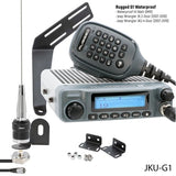 Rugged Radios G1 Waterproof 2-Way GMRS Radio Kit for Jeep JK and JKU, 41 Watt Power