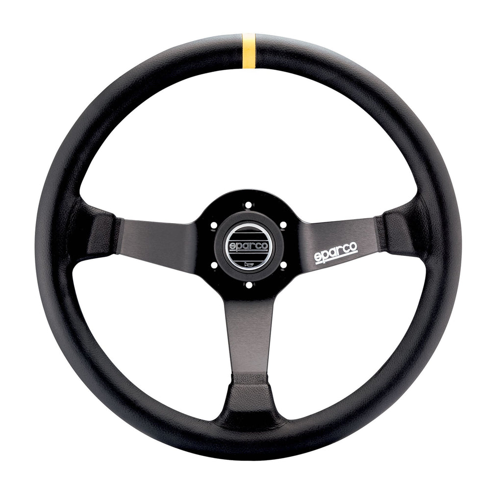 Sparco - 345 Leather Black Steering Wheel