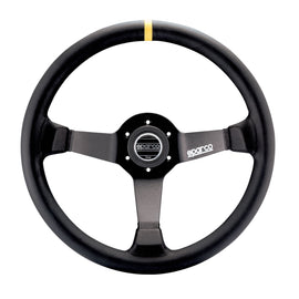 Sparco - 345 Leather Black Steering Wheel