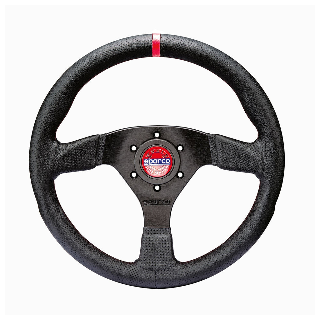 Sparco - R383 Champion Black Leather Steering Wheel