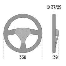 Load image into Gallery viewer, Sparco - 383 Suede Black Steering Wheel